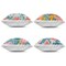 Stupell Industries Insects on Flower Patterns 4 Piece Outdoor Printed Pillow Set, design by Kate Jarvik Birch, 18 x 7 x 18
